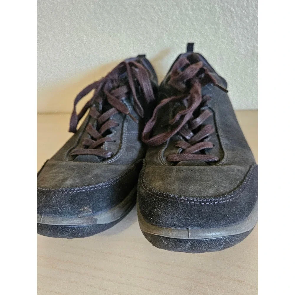 ECCO Men's Espinho Speed Lace Black Leather Hiking Shoes Size EU 44 US 10-10.5
